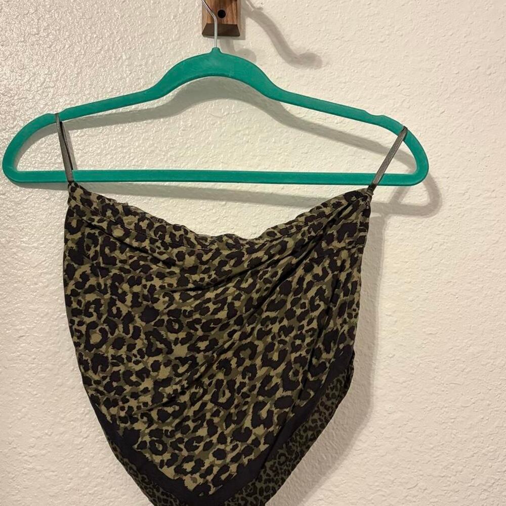 Hollister Leopard Print Tube Top